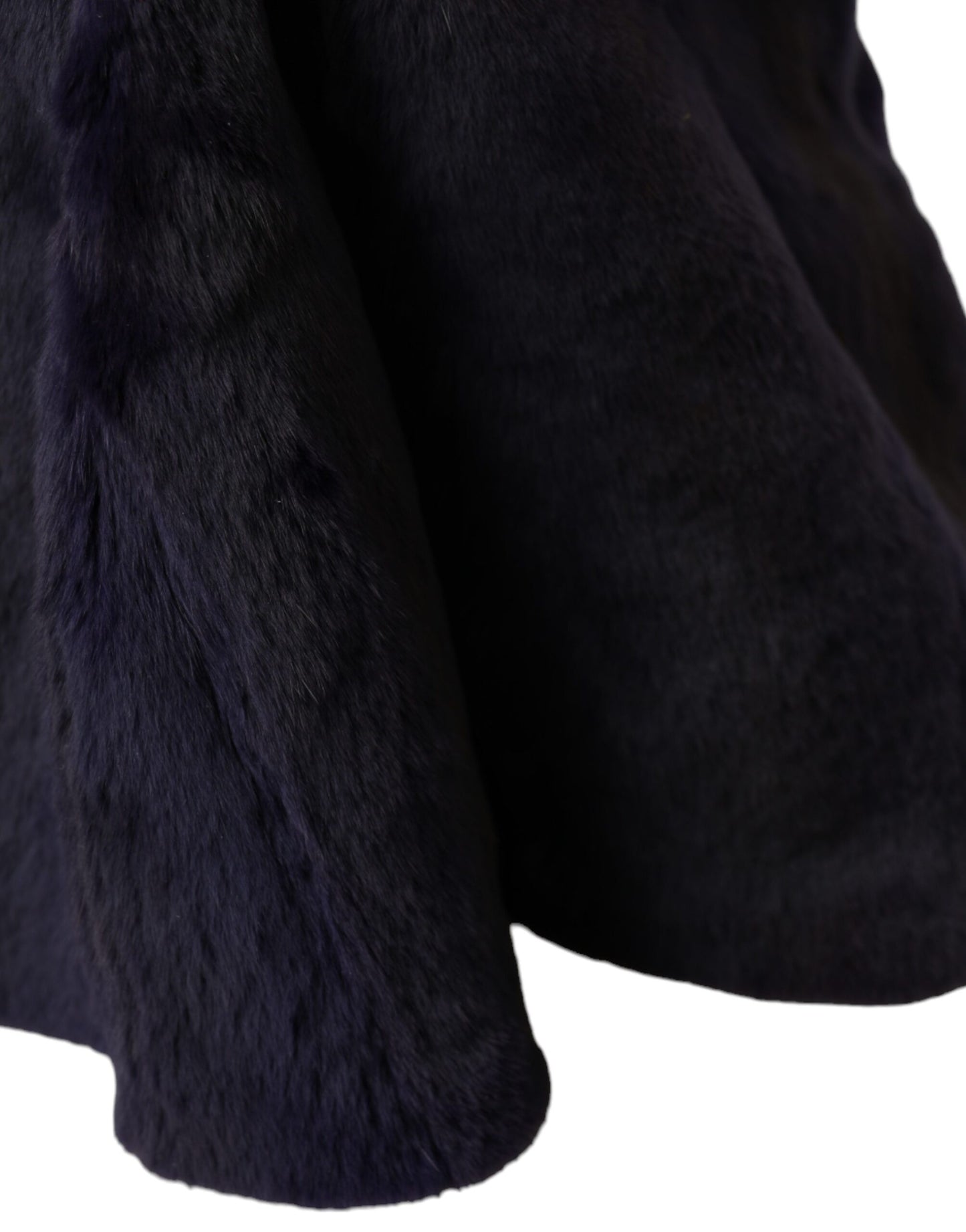 Dolce & Gabbana Black Weasel Fur Full Head Hat