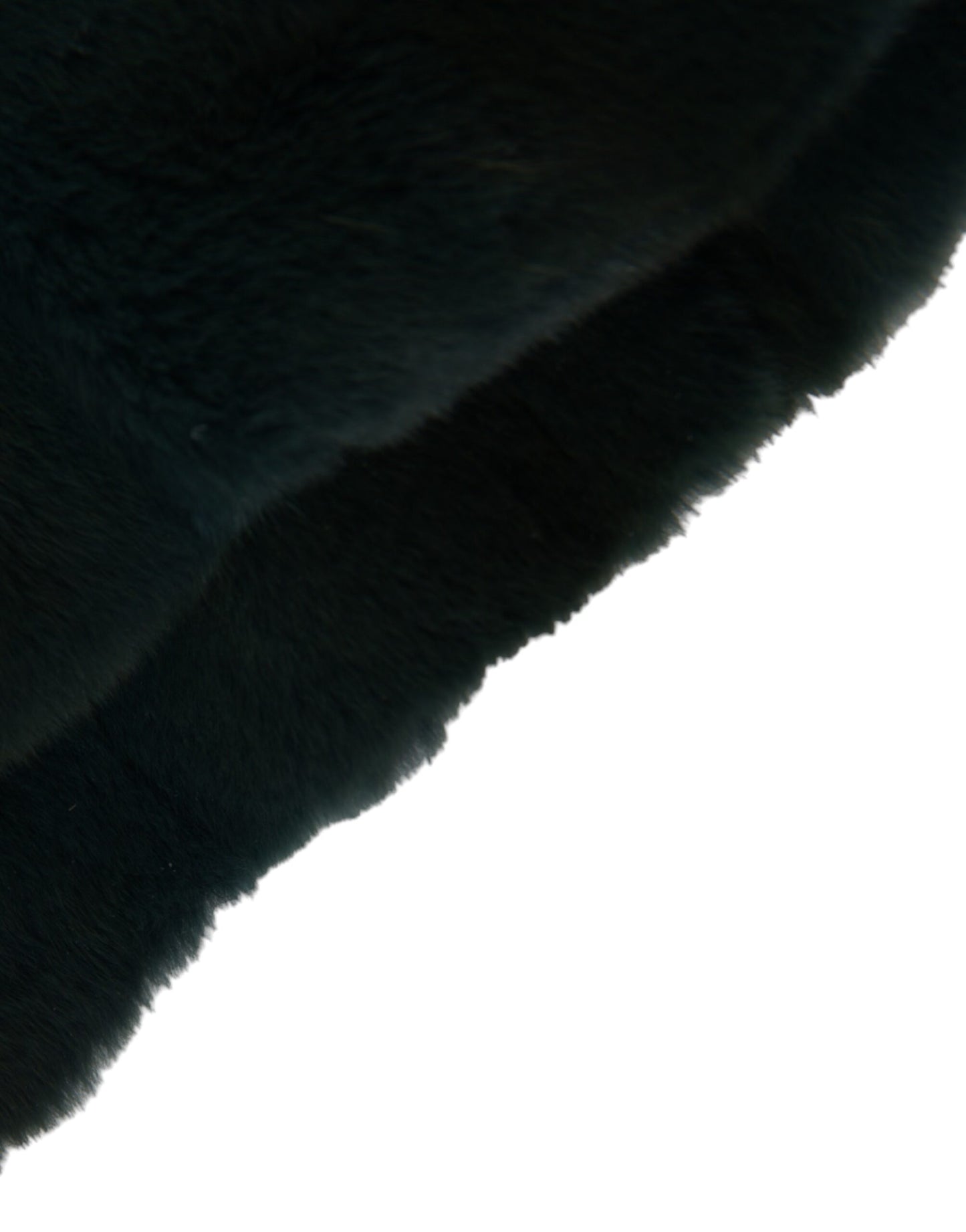 Dolce & Gabbana Black Weasel Fur Full Head Hat