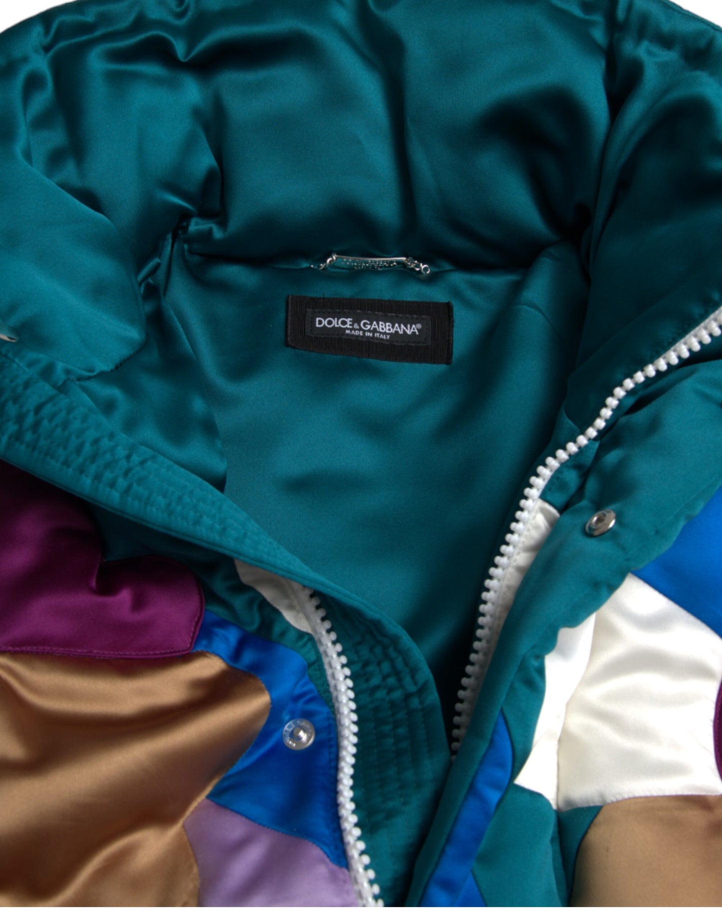 Dolce & Gabbana monivärinen kukkainen tuulitakki