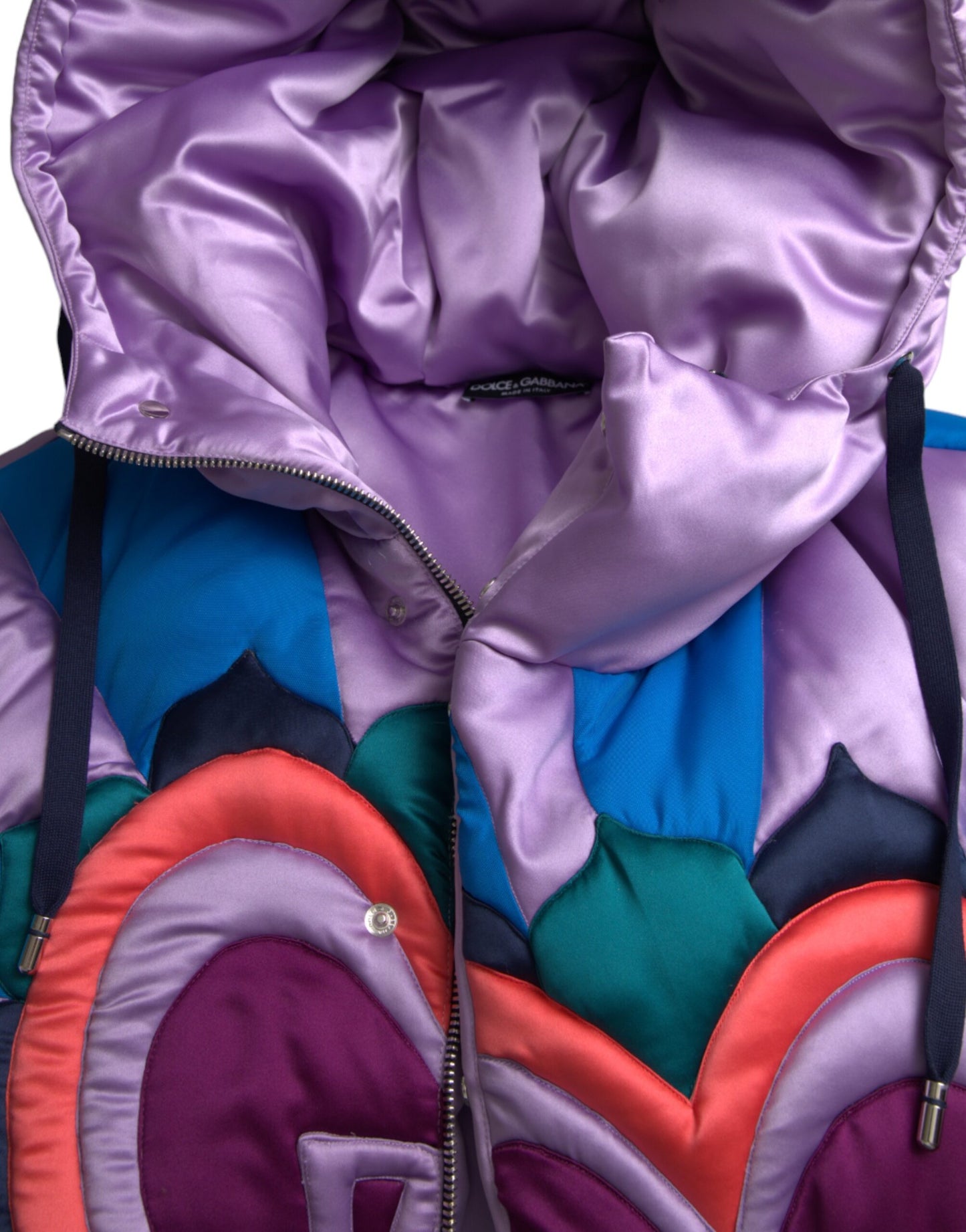 Dolce & Gabbana Multicolor Heart Logo Hoodie