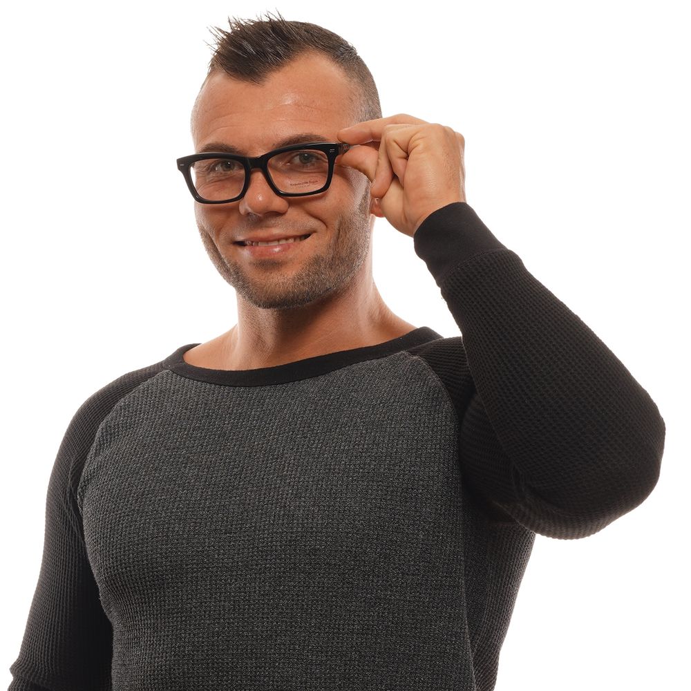Ermenegildo Zegna Black Plastic Glasses (Frames)