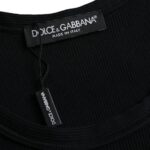 Dolce & Gabbana Black Tank Hihaton Alusvaatteet Miesten T-paita