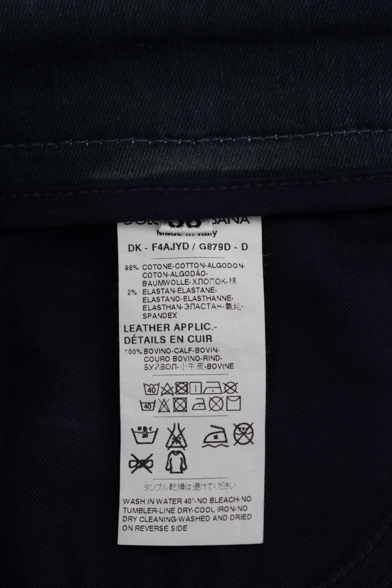 Dolce & Gabbana Chic sininen denim minihame