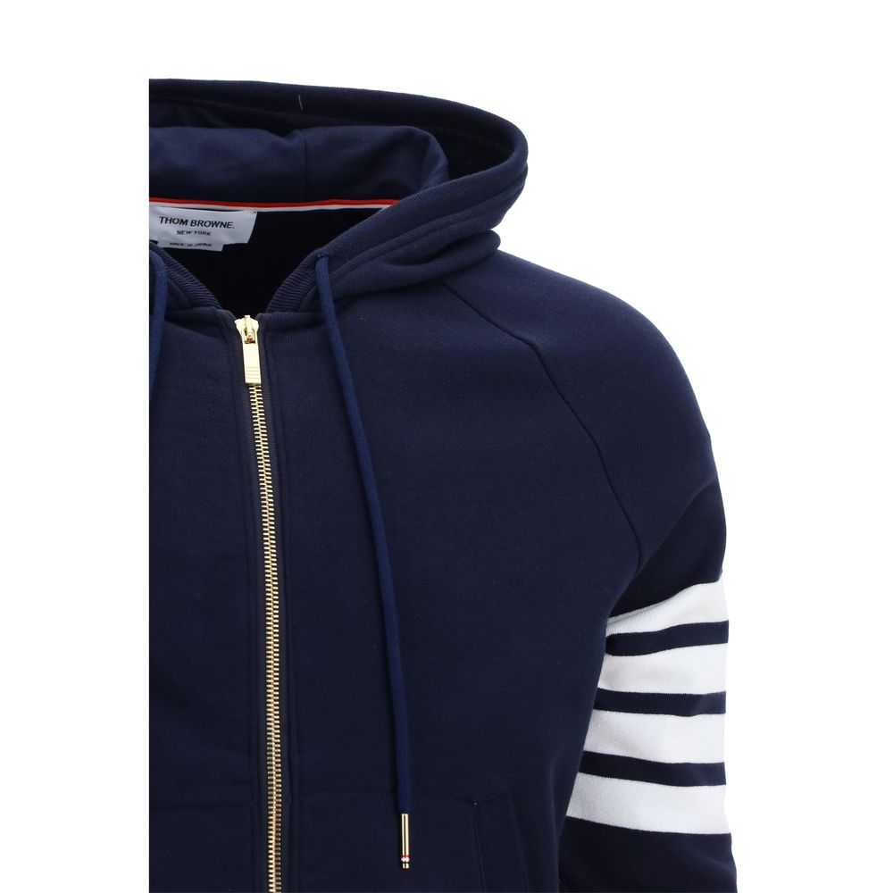 Thom Browne Blue Cotton Sweatshirt