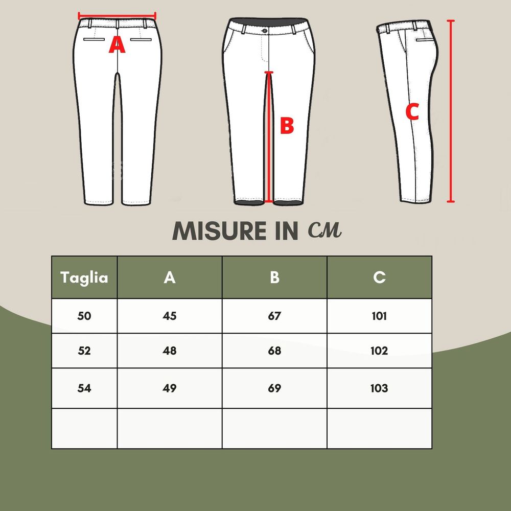 Emporio Armani Blue Linen Jeans & Pants