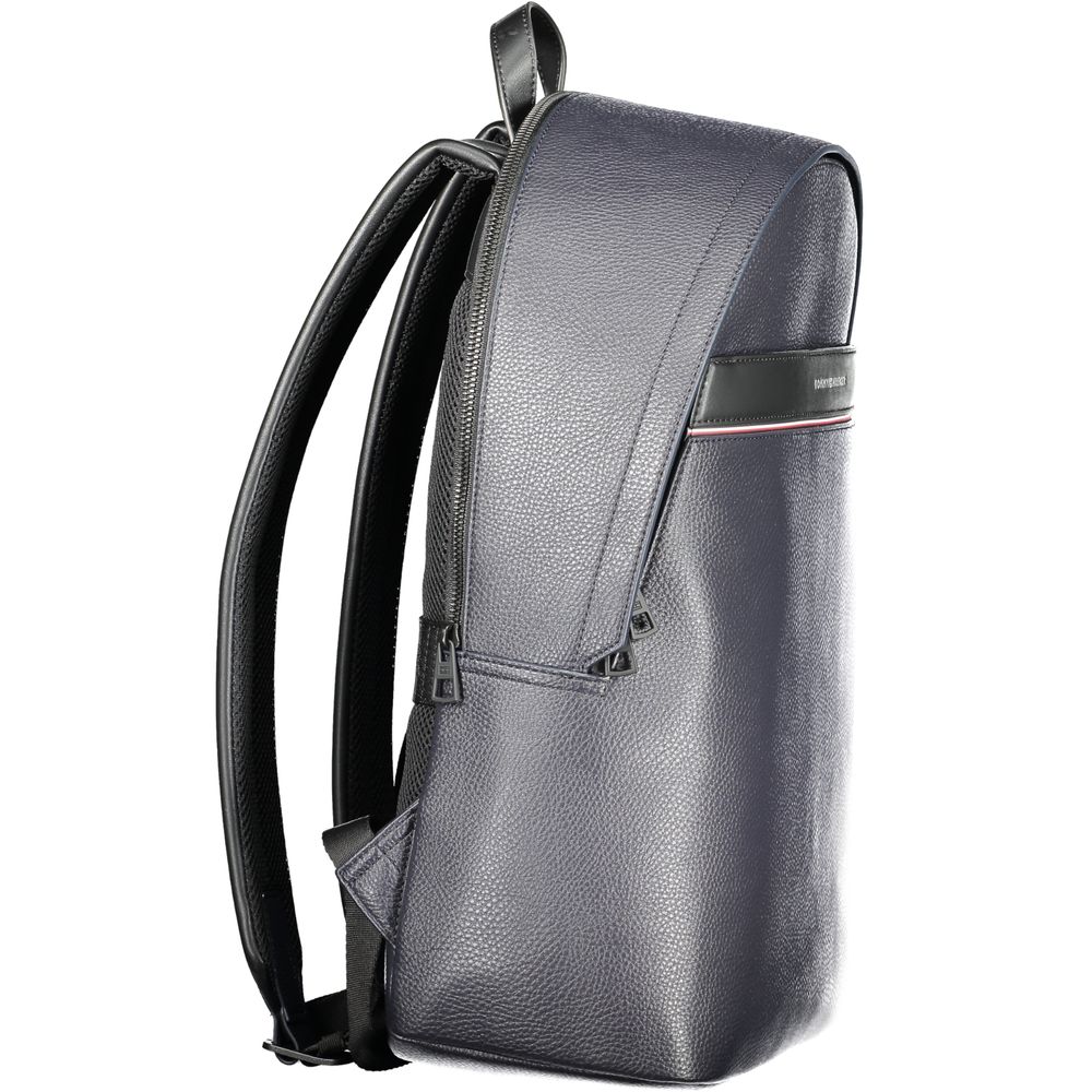 Tommy Hilfiger Blue Polyurethane Men's Backpack