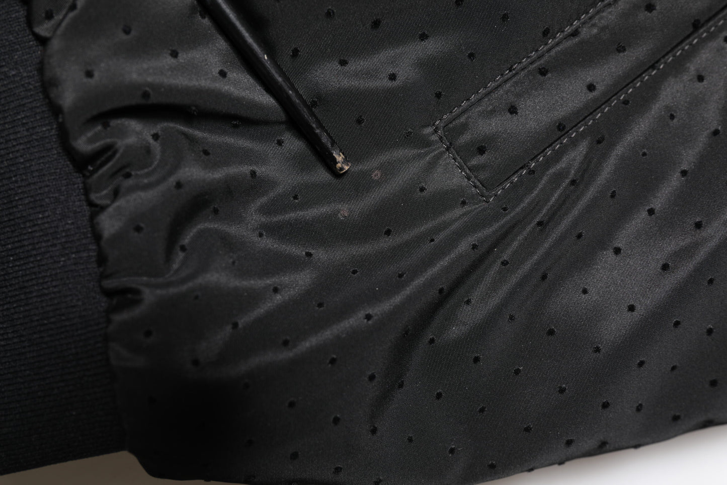 Dolce & Gabbana Black Long Sleeves Full Zip Bomber Jacket