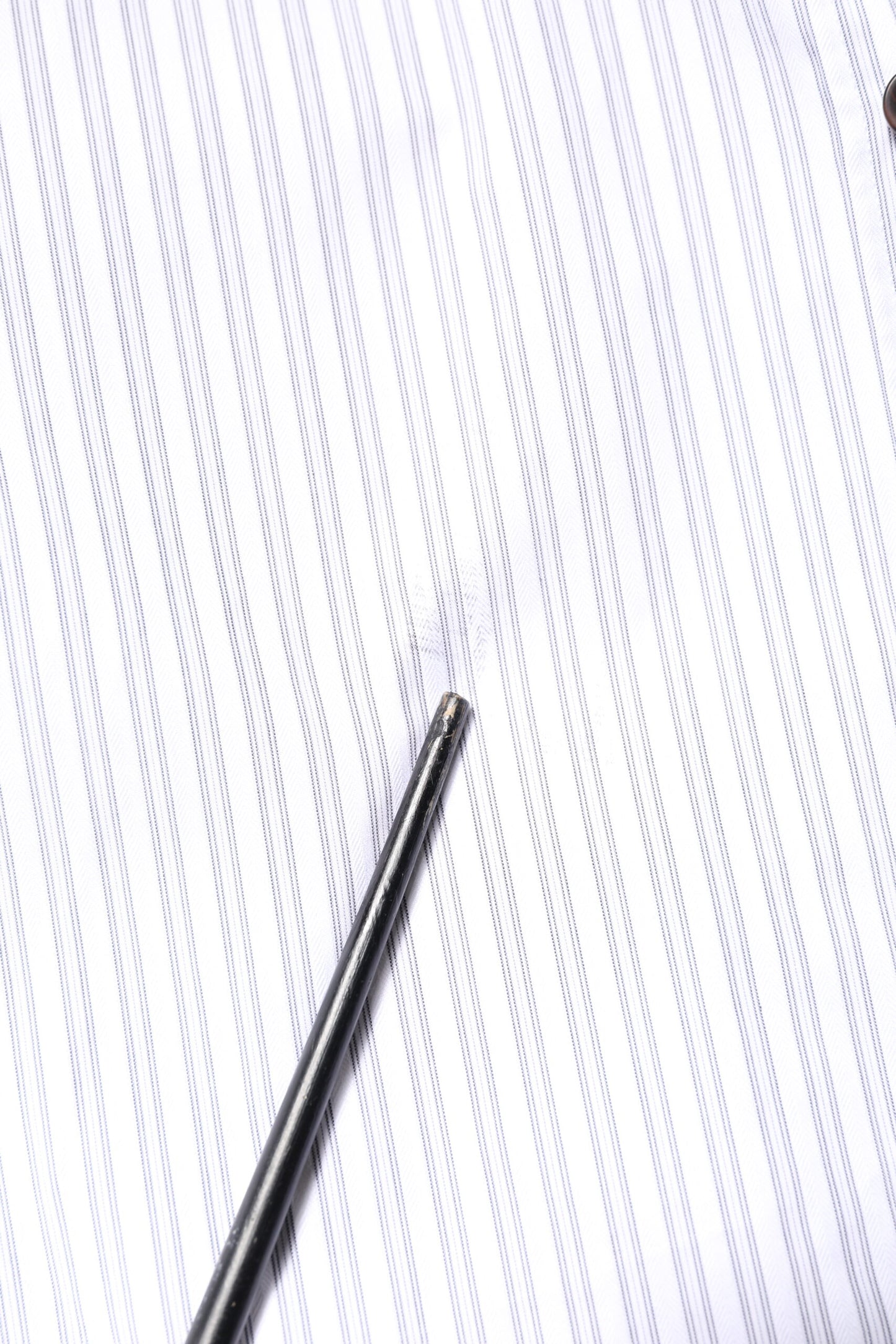 Dolce & Gabbana White Striped Cotton MARTINI Men Dress Shirt