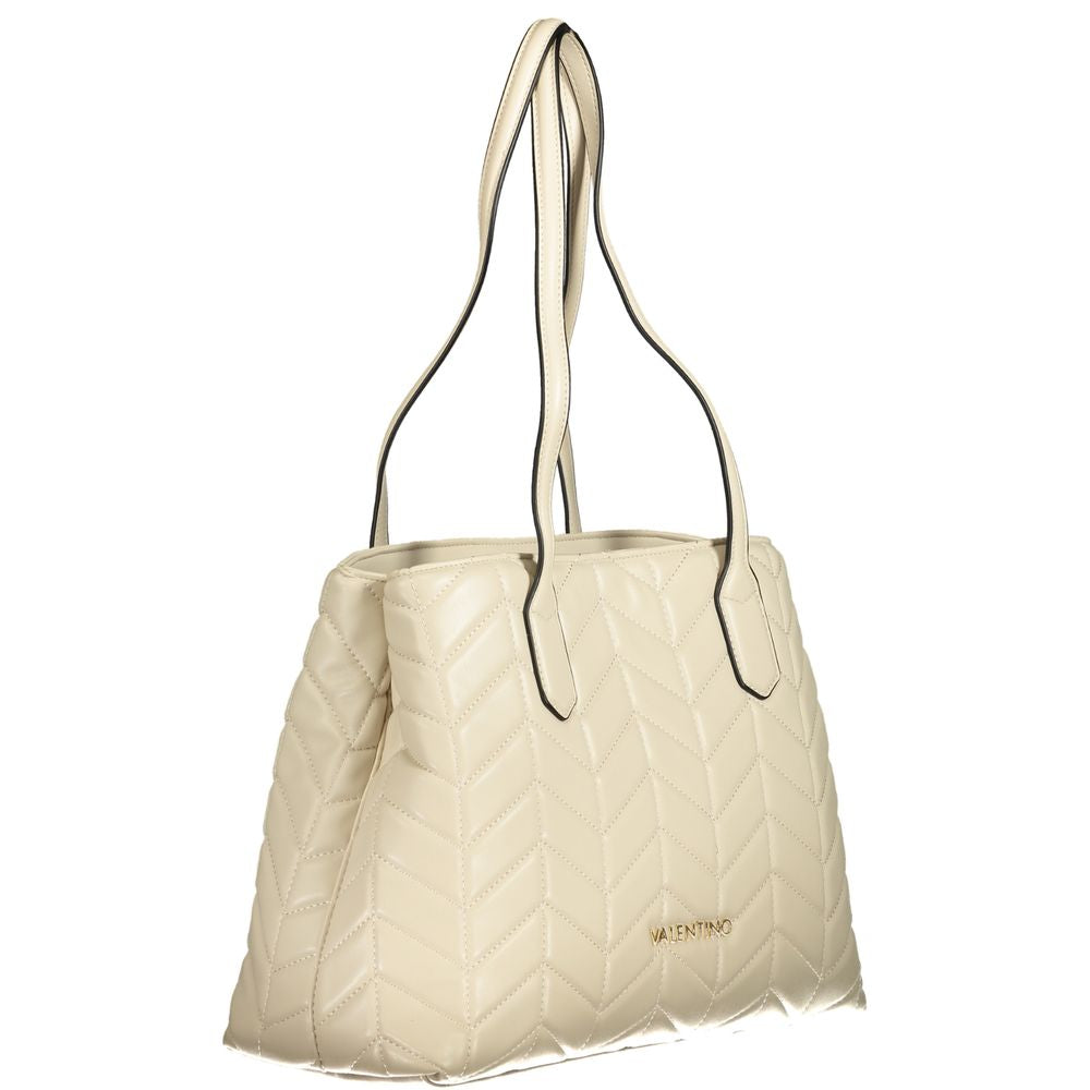 Mario Valentino Beige Polyurethane Women's Handbag