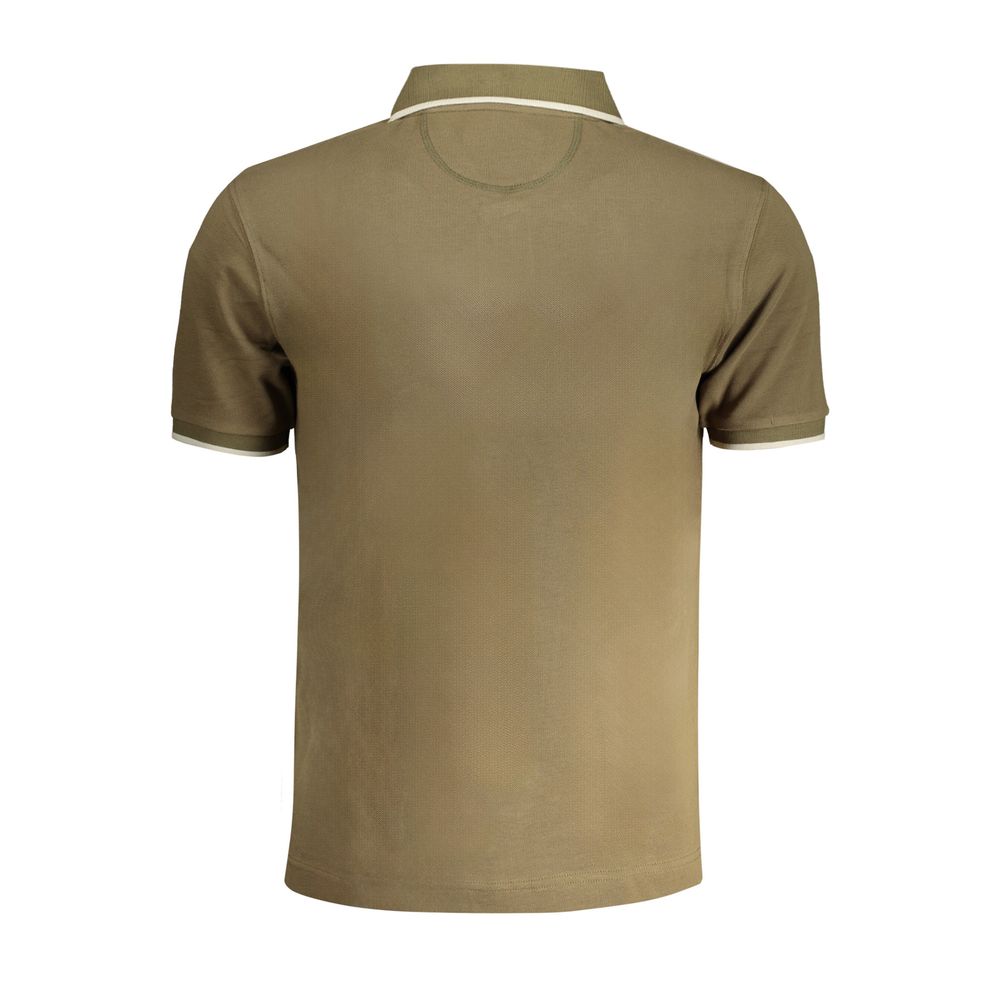 La Martina Verde Cotton Men Polo Shirt