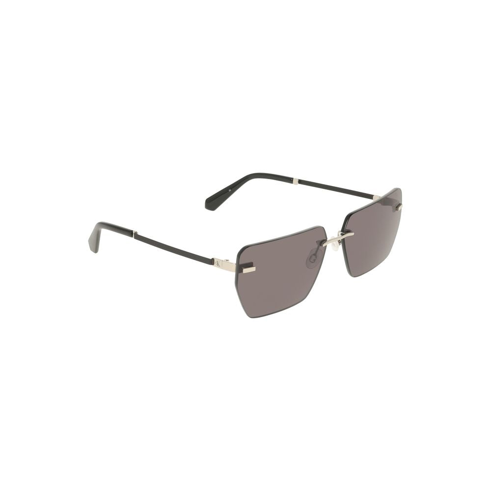 Calvin Klein Argento Metallo Men Sunglass