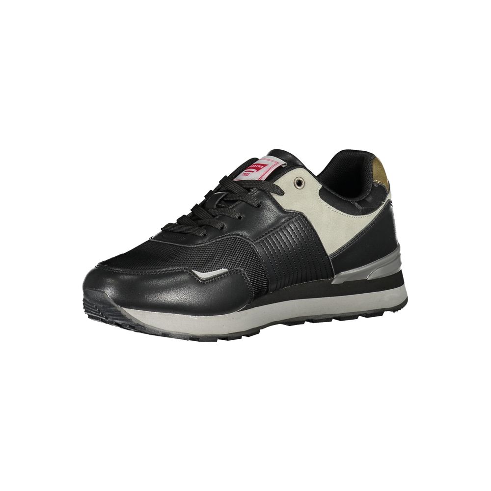 Carrera Black Polyurethane Men Sneaker