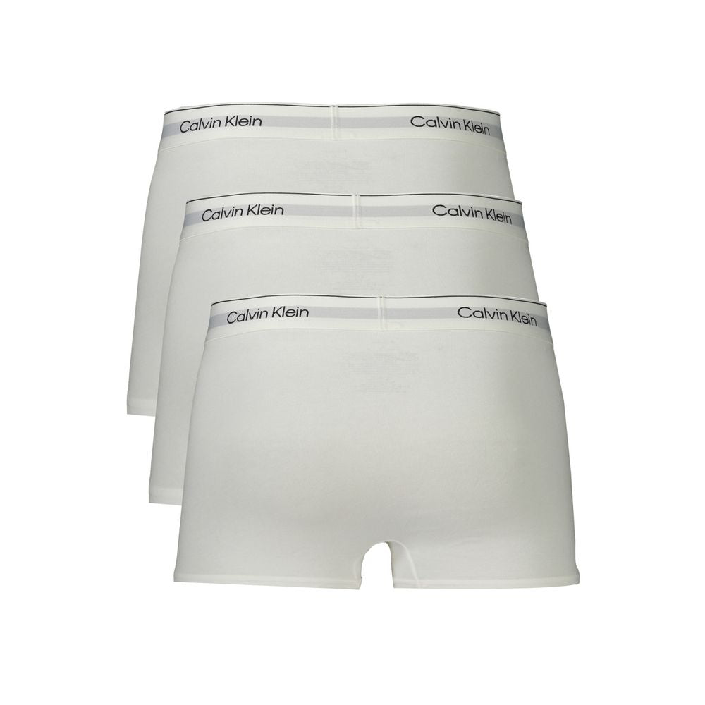 Calvin Klein White Cotton Men's Boxer