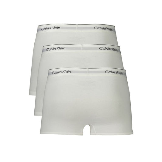 Calvin Klein White Cotton Men's Boxer