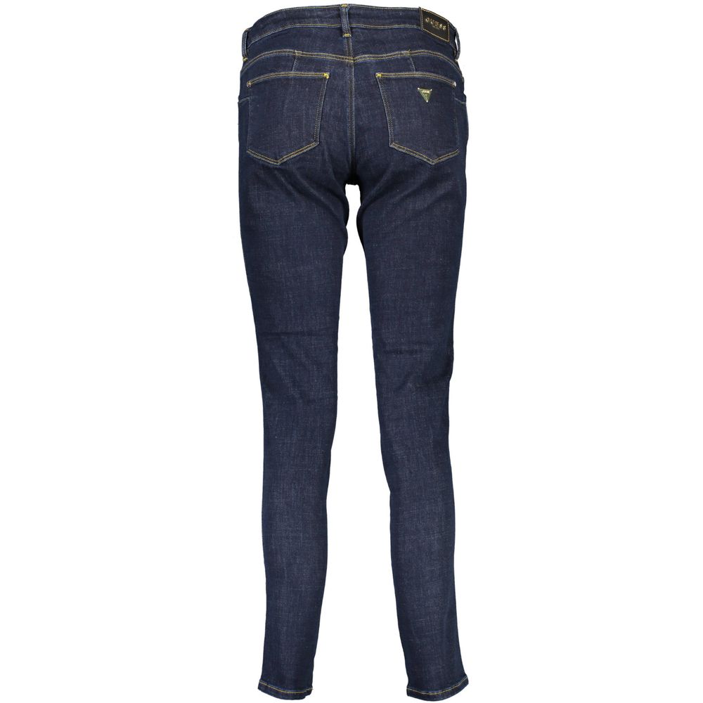 Guess Jeans Blu Recycled Cotton Donna Jeans
