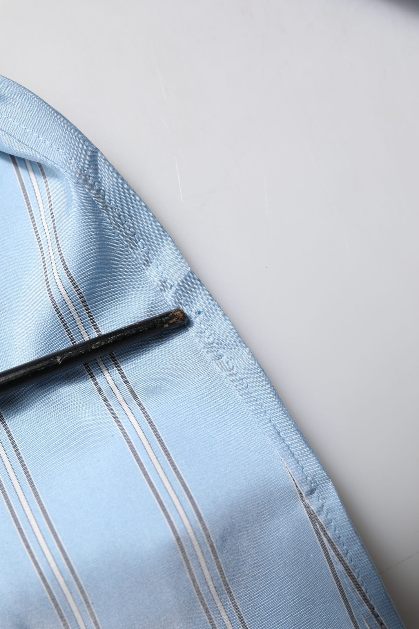 Dolce & Gabbana Blue Striped MARTINI Long Sleeves Dress Shirt