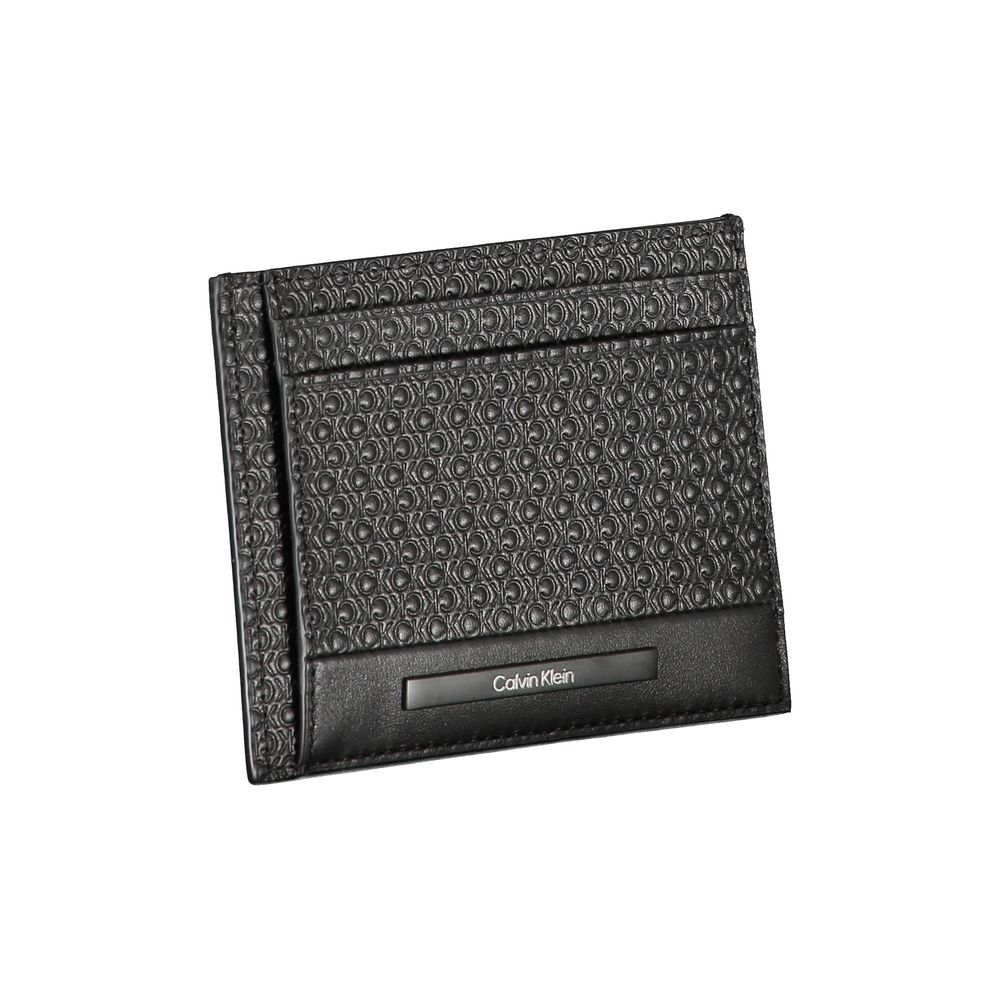 Calvin Klein Black Polyester Men's Shoulder Bag