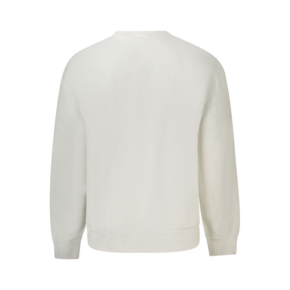 Calvin Klein White Cotton Men's Sweatshirt