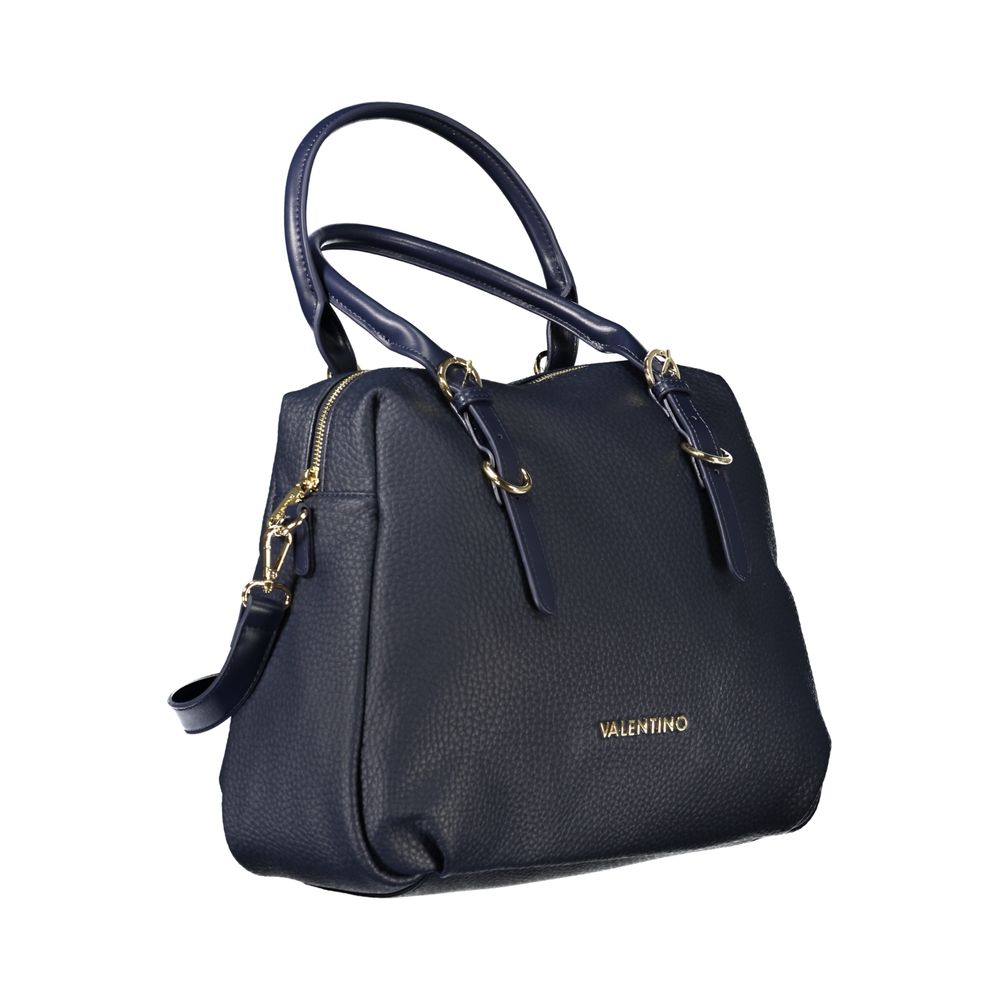 Mario Valentino Blue Polyurethane Women Handbag