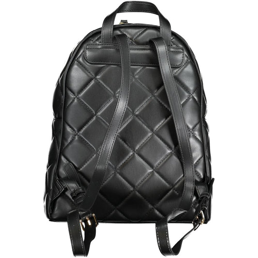 Mario Valentino Black Polyurethane Women Backpack