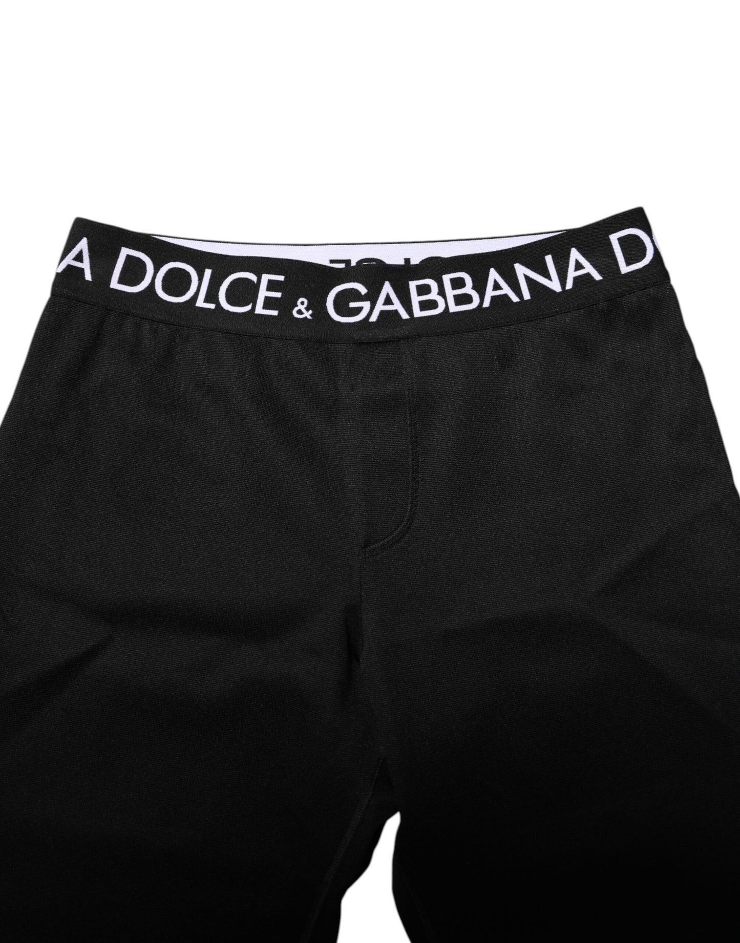 Dolce & Gabbana Black Nylon Skinny Men Jogger Pants