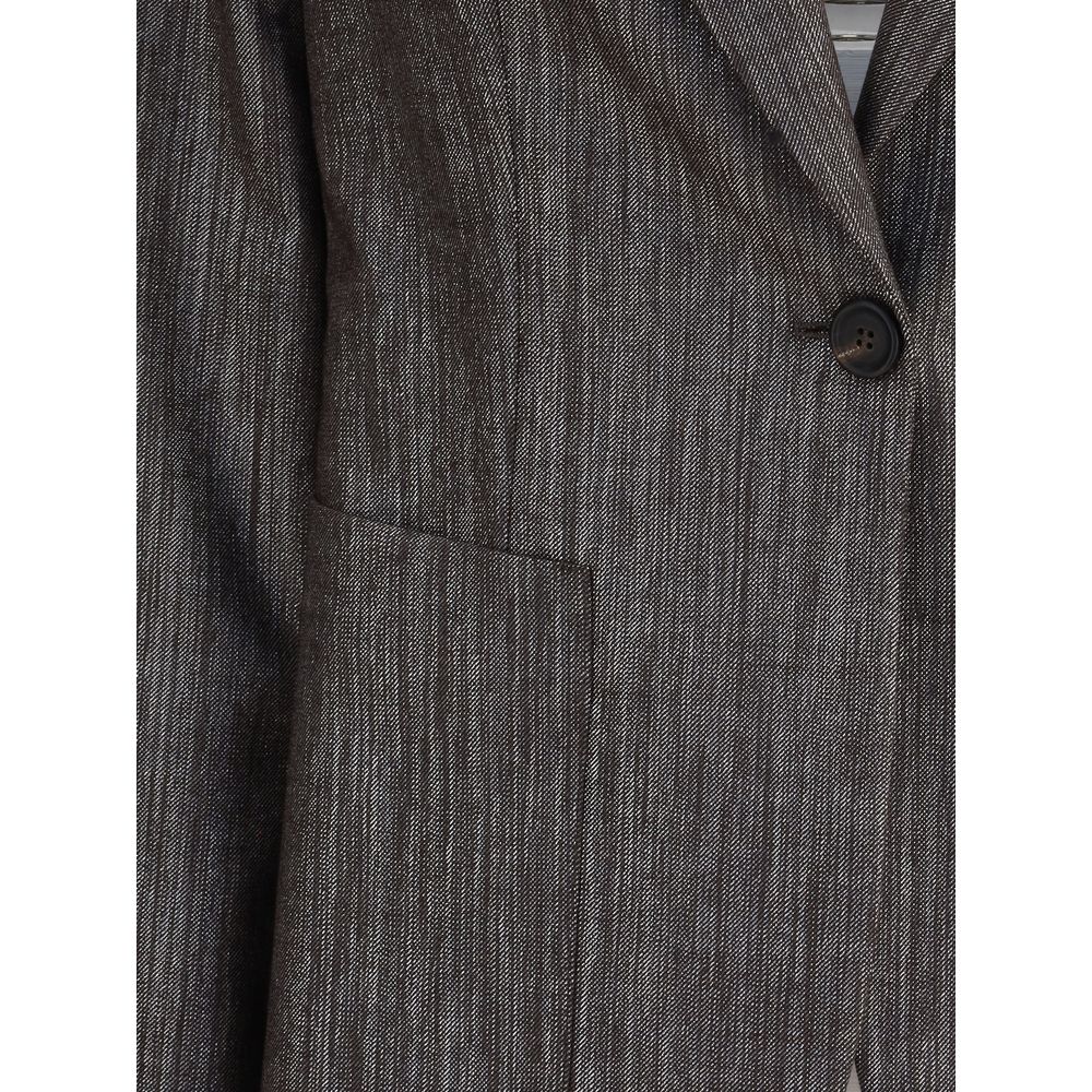 Brunello Cucinelli Bicolor Polyester Blazer