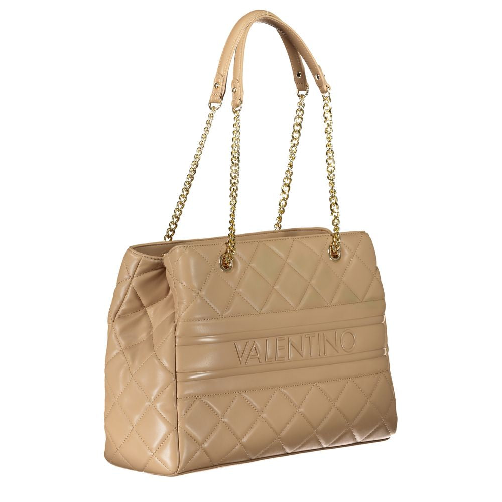 Mario Valentino Beige Polyurethane Women Handbag