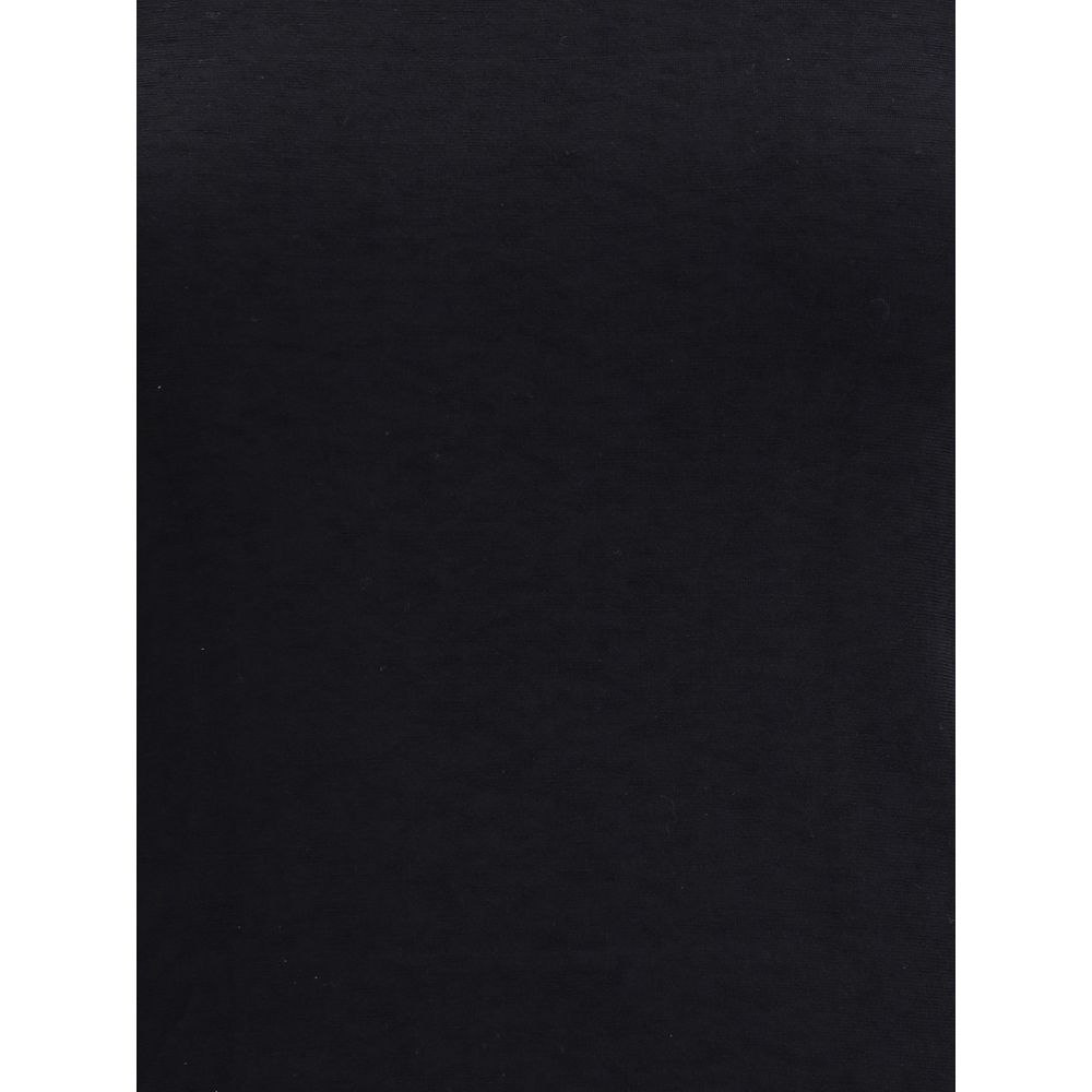 Wolford Black Cotton Sleeveles T-Shirt