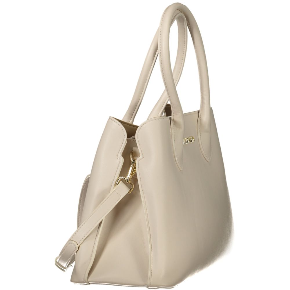Mario Valentino Beige Polyurethane Women Handbag