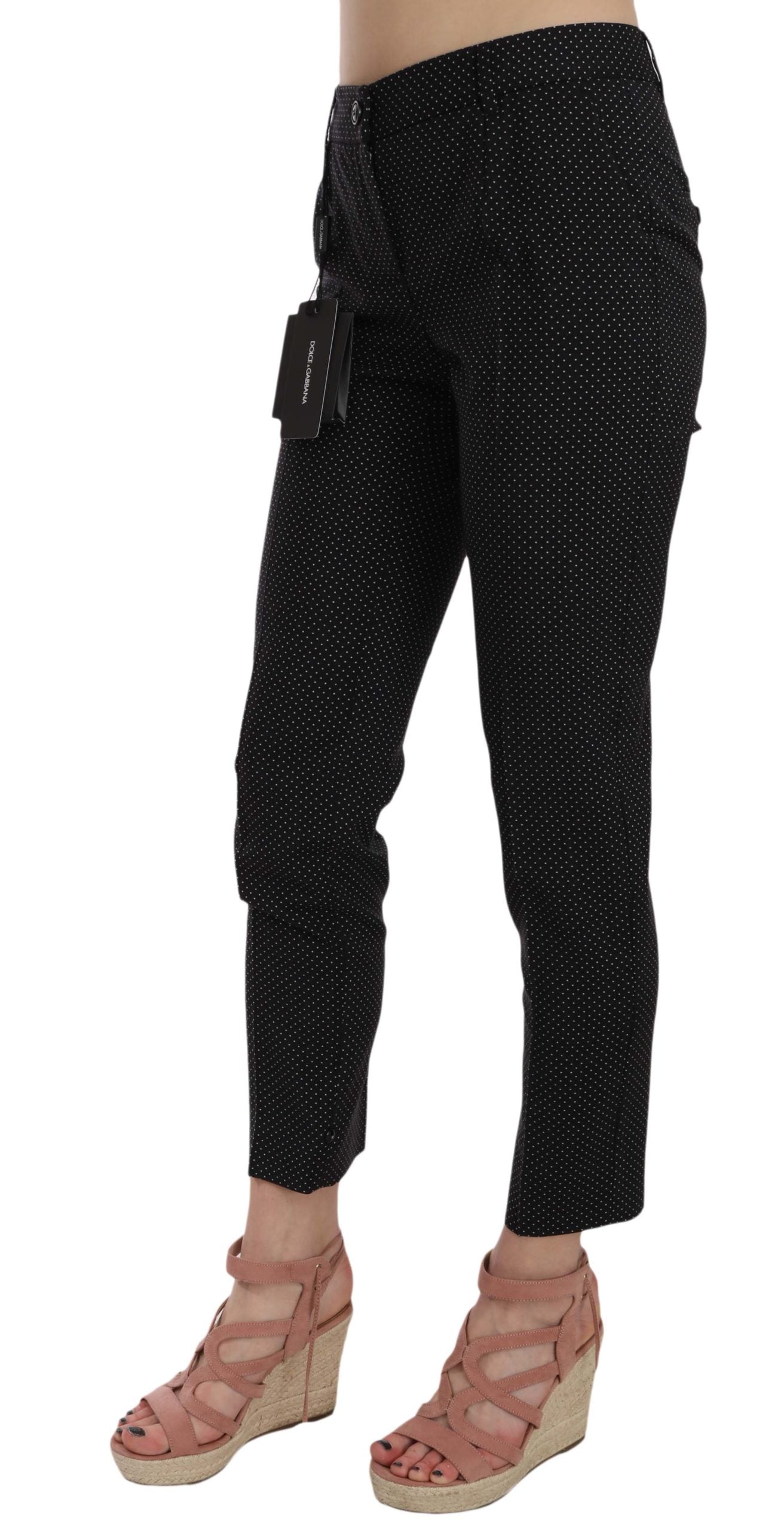 Dolce & Gabbana Elegant Black Wool Pants