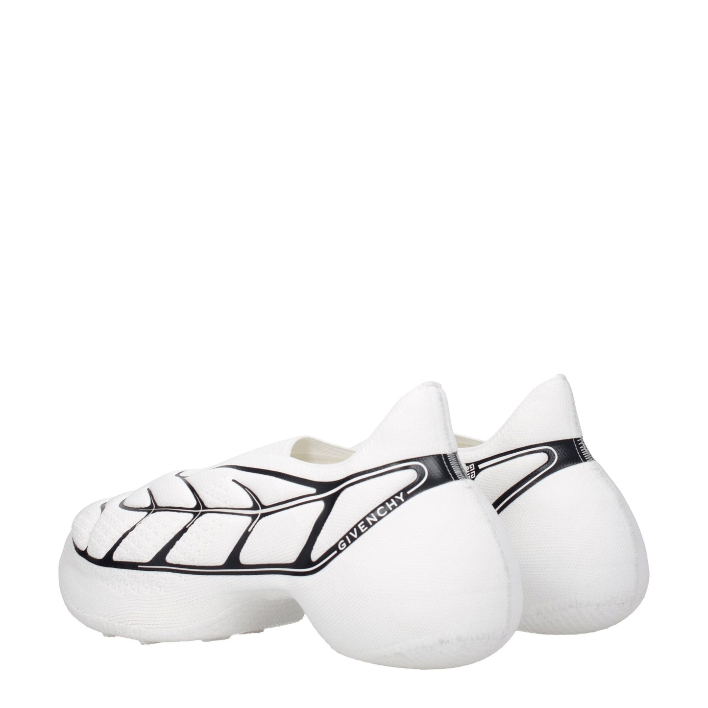 Givenchy White Fabric Low Top Sneakers