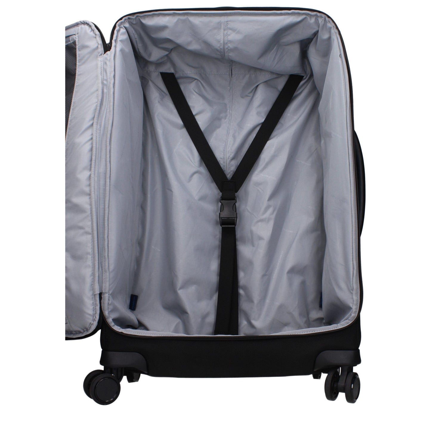 Piquadro Black Fabric Luggage And Travel