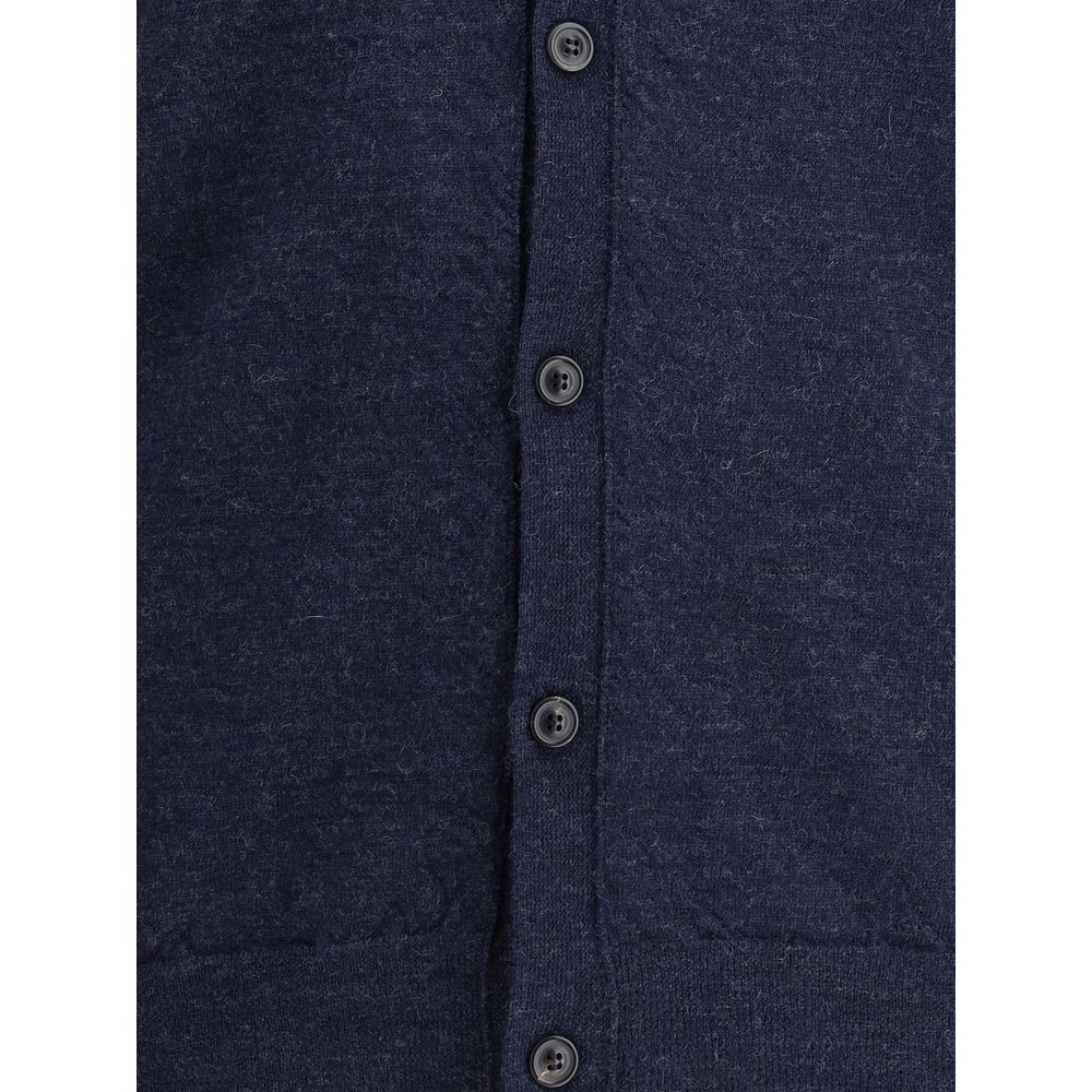Margiela Blue Wool Cardigan