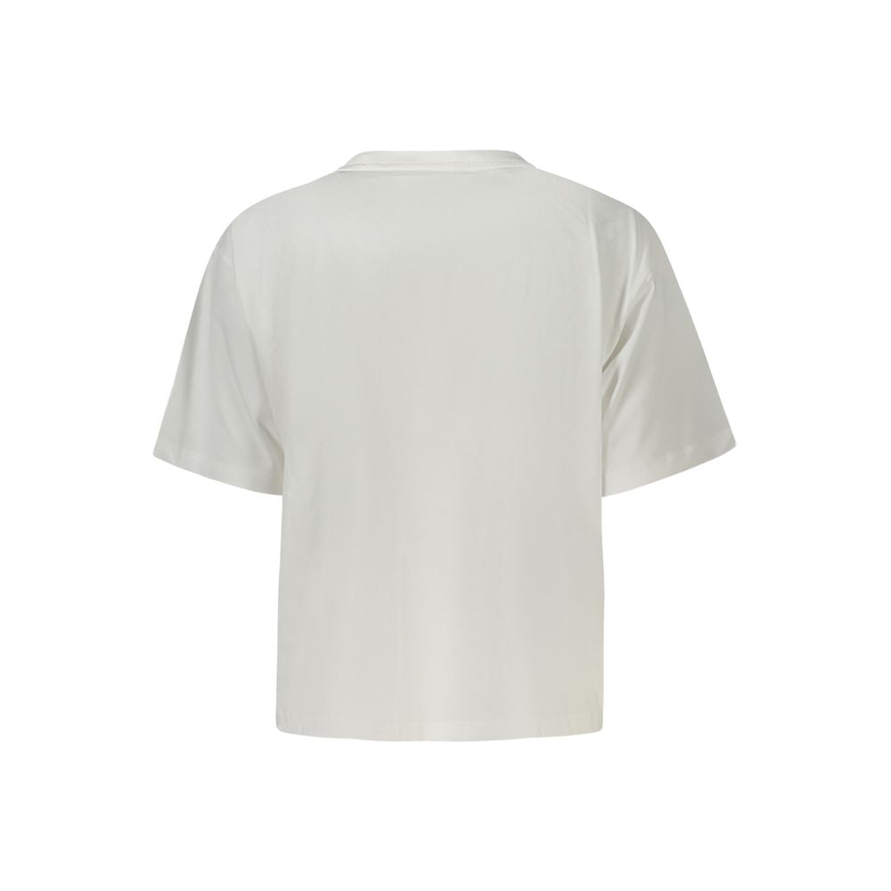 Guess Jeans Bianco Cotton Women T-Shirt
