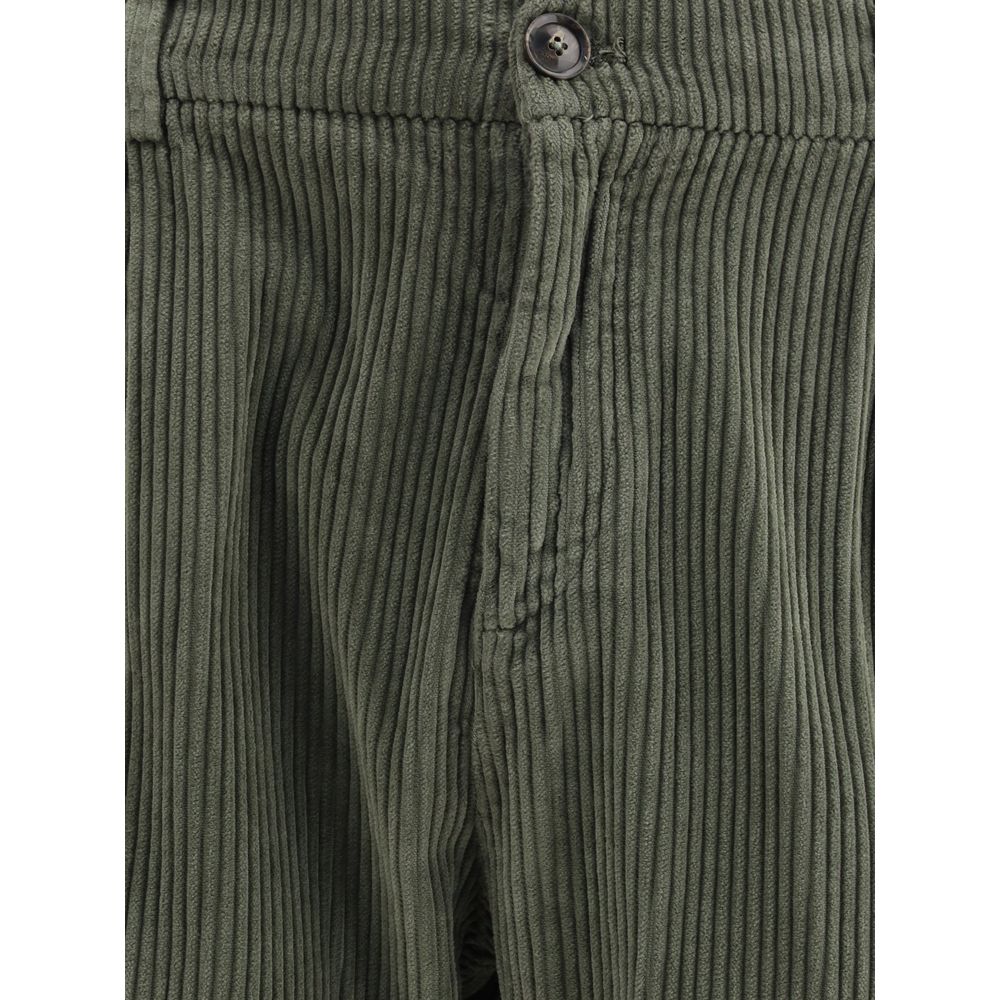 Cruna Bicolor Cotton Casual Pants
