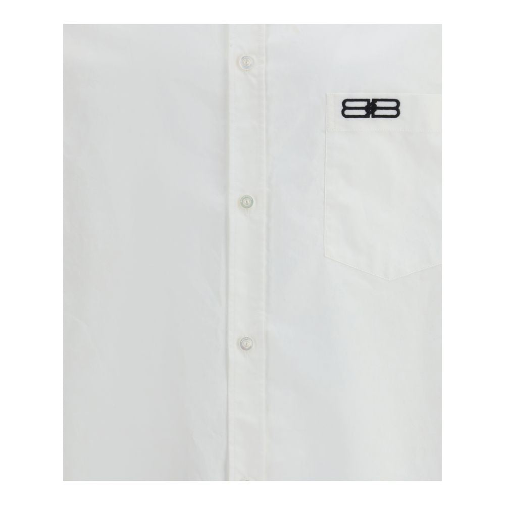Balenciaga White Cotton Dress Shirt