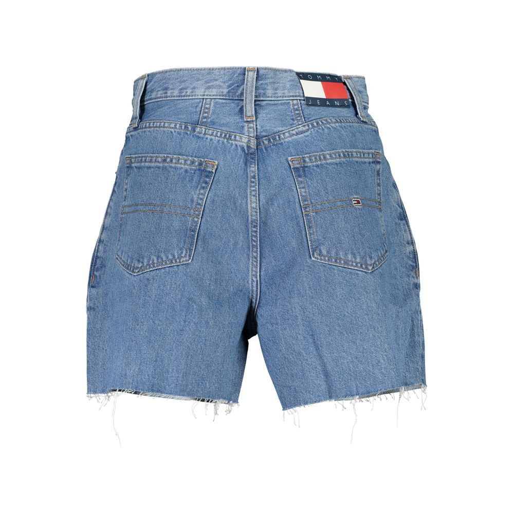 Tommy Hilfiger Blue Cotton Women Short