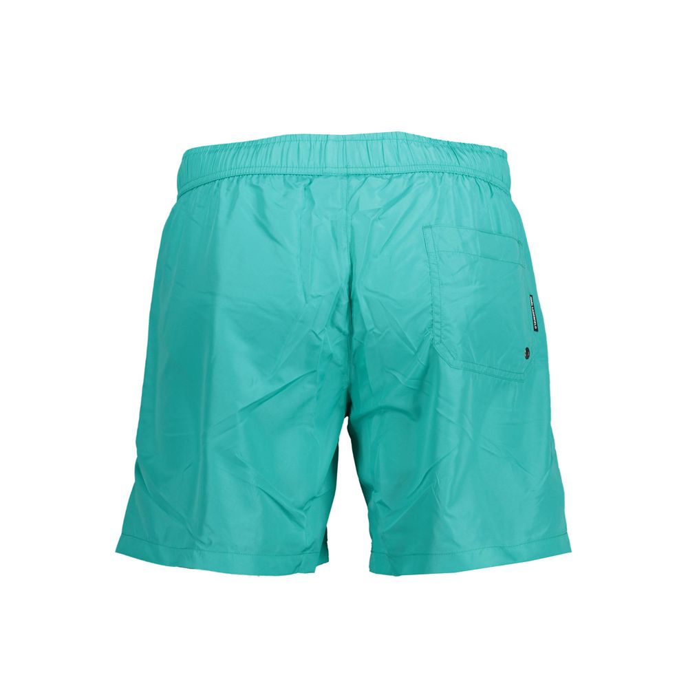 Karl Lagerfeld Verde Polyester Men's Swim Boxer