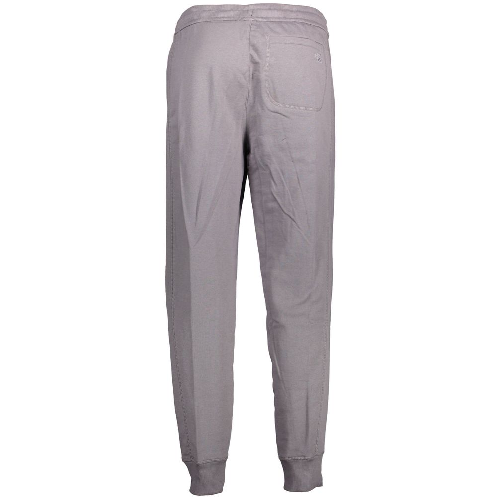 Calvin Klein Grigio Cotton Men Sport Trouser