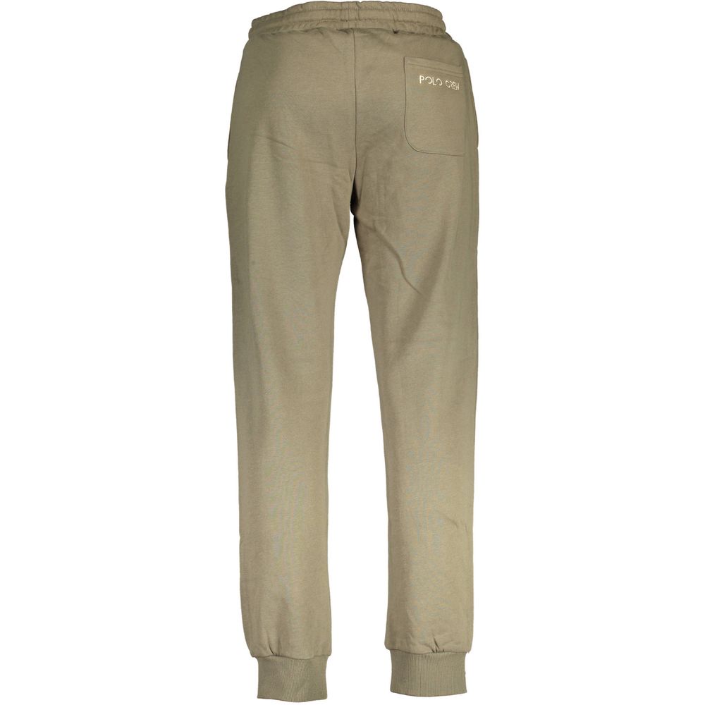 La Martina Verde Cotton Men Trackpant