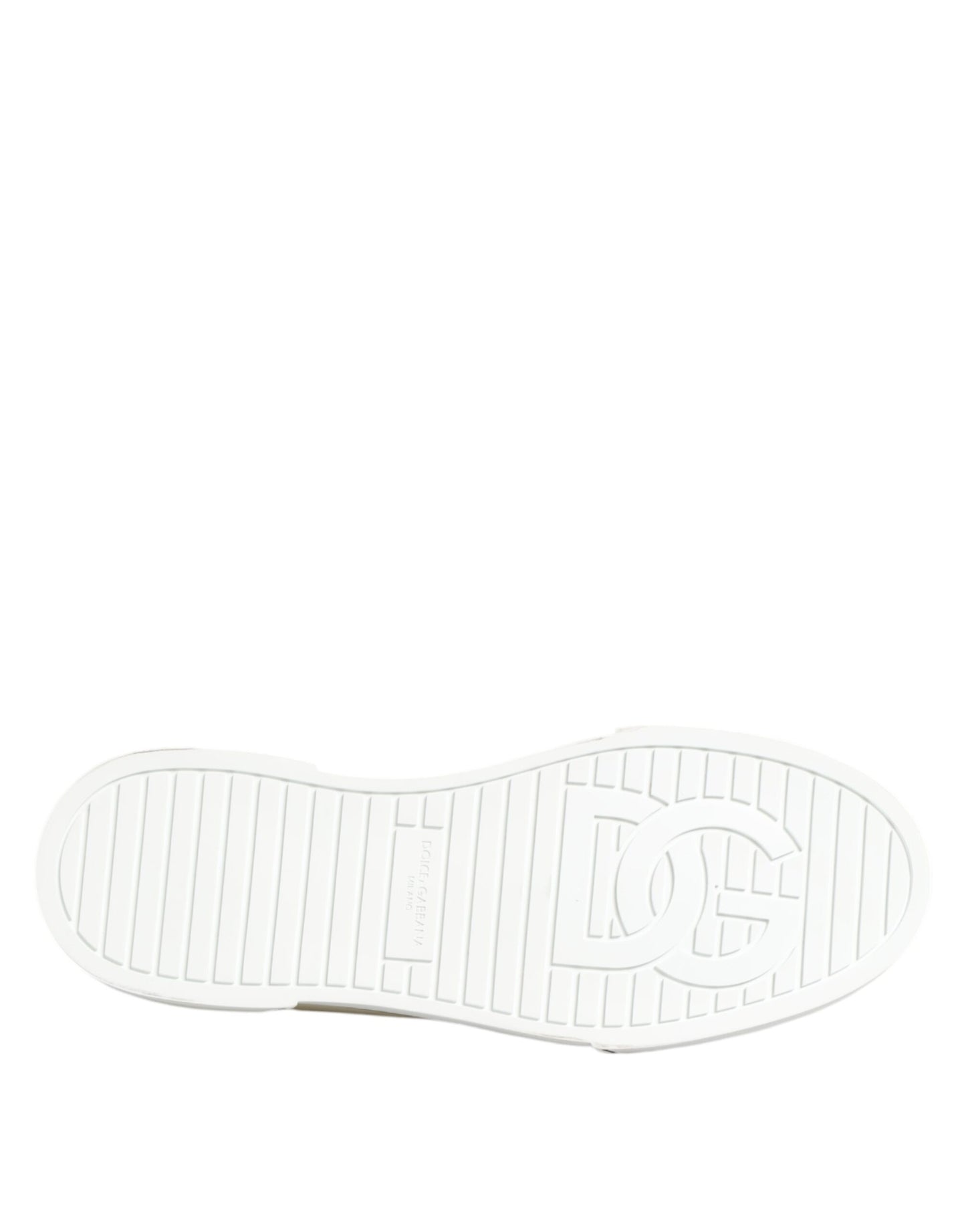 Dolce & Gabbana Multicolor Cotton Logo Low Top Sneakers Shoes