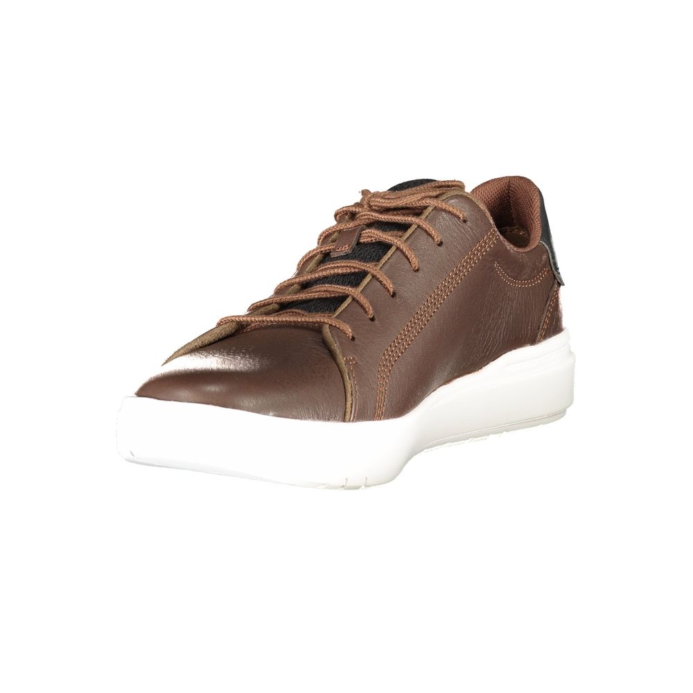 Timberland Brown Leather Men Sneaker