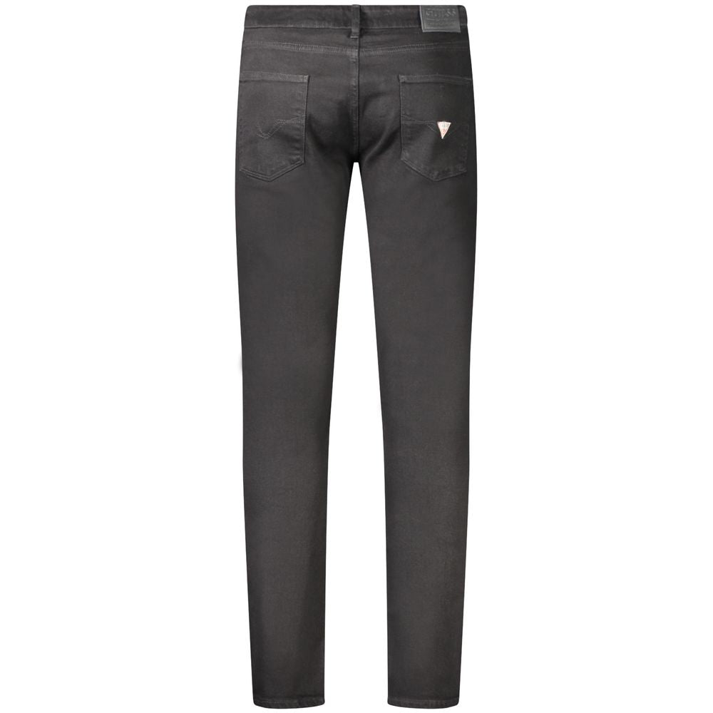 Guess Jeans Nero Cotton Men's Skinny Jean