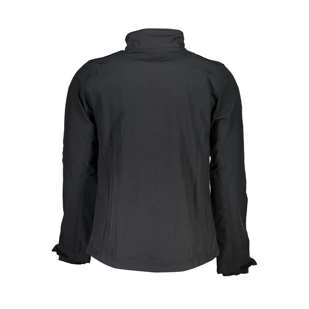 Gianmarco Venturi Black Polyester Men's Jacket