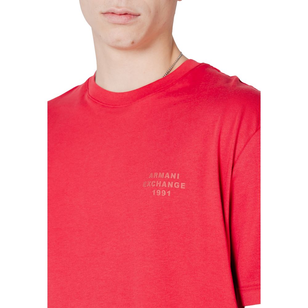 Armani Exchange Red Cotton Sportswear