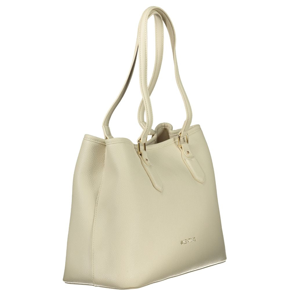 Mario Valentino Beige Polyurethane Women Handbag