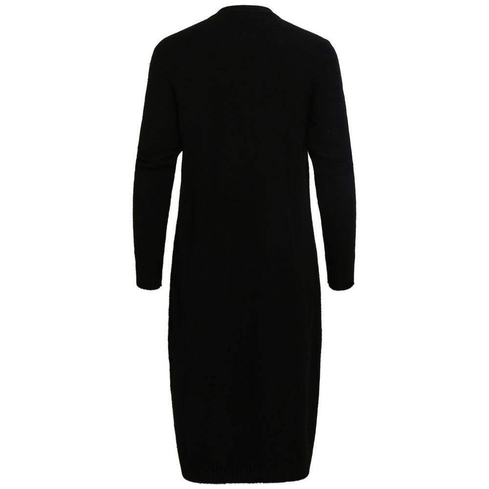 Vila Clothes Black Nylon Cardigan