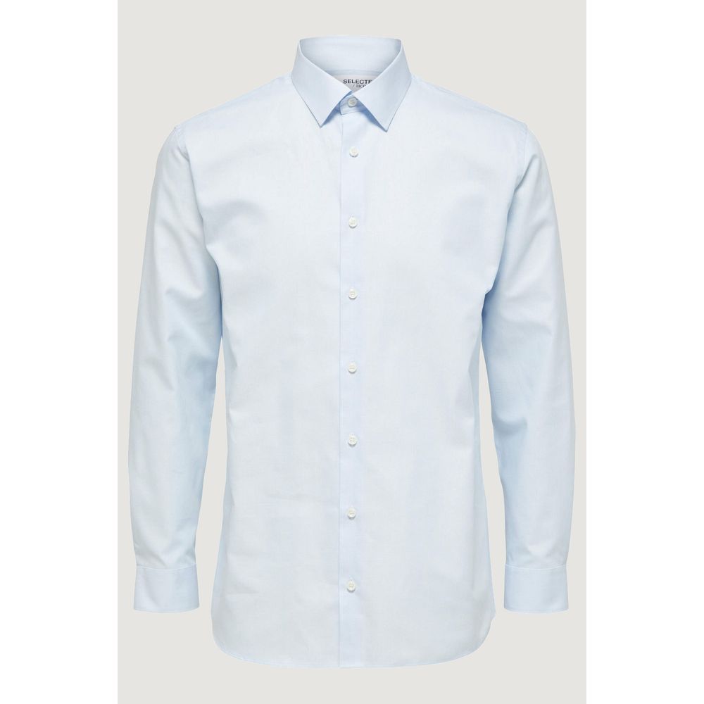 Selected Blue Cotton Dress Shirt