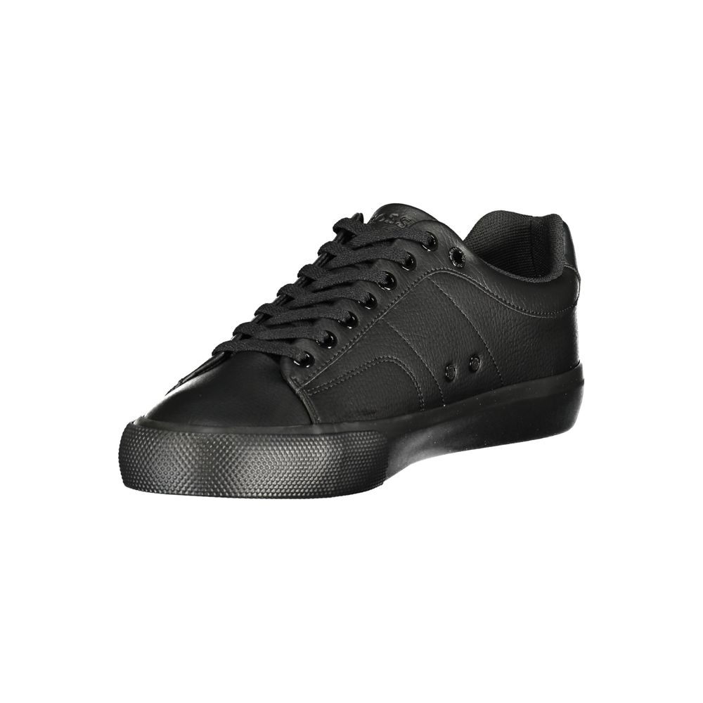 Hugo Boss Black Polyurethane Men Sneaker