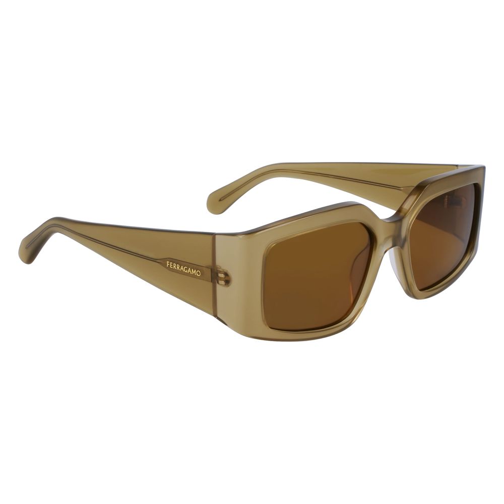 Ferragamo Bicolor Acetate Sunglasses
